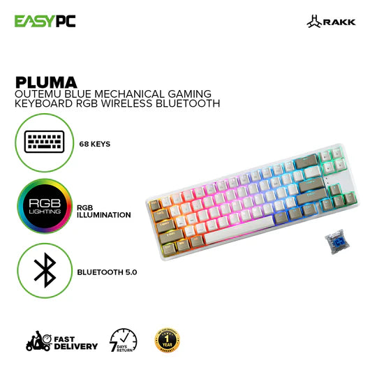 RAKK Pluma Trimode Mechanical Gaming Keyboard